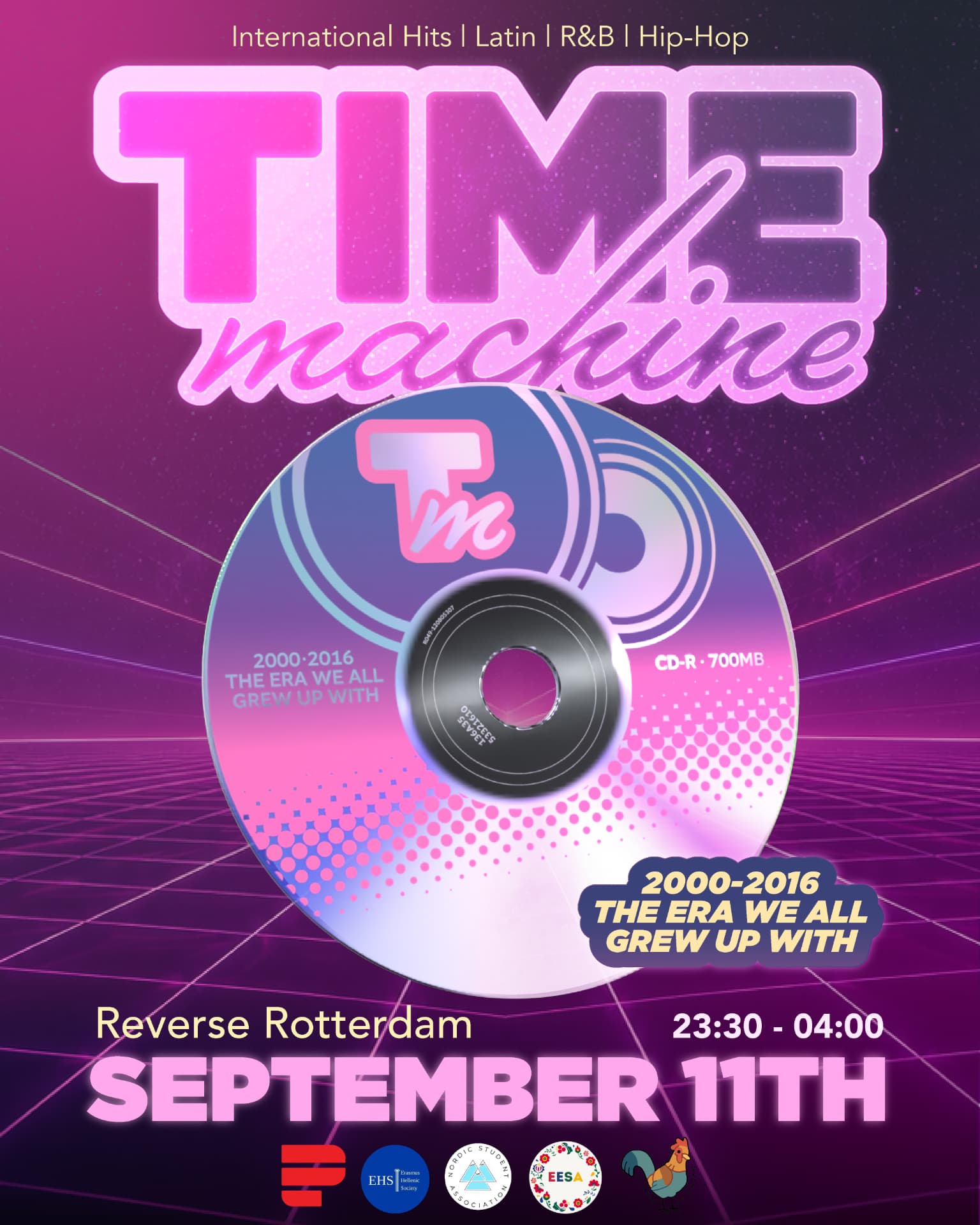 Time Machine Rotterdam event flyer