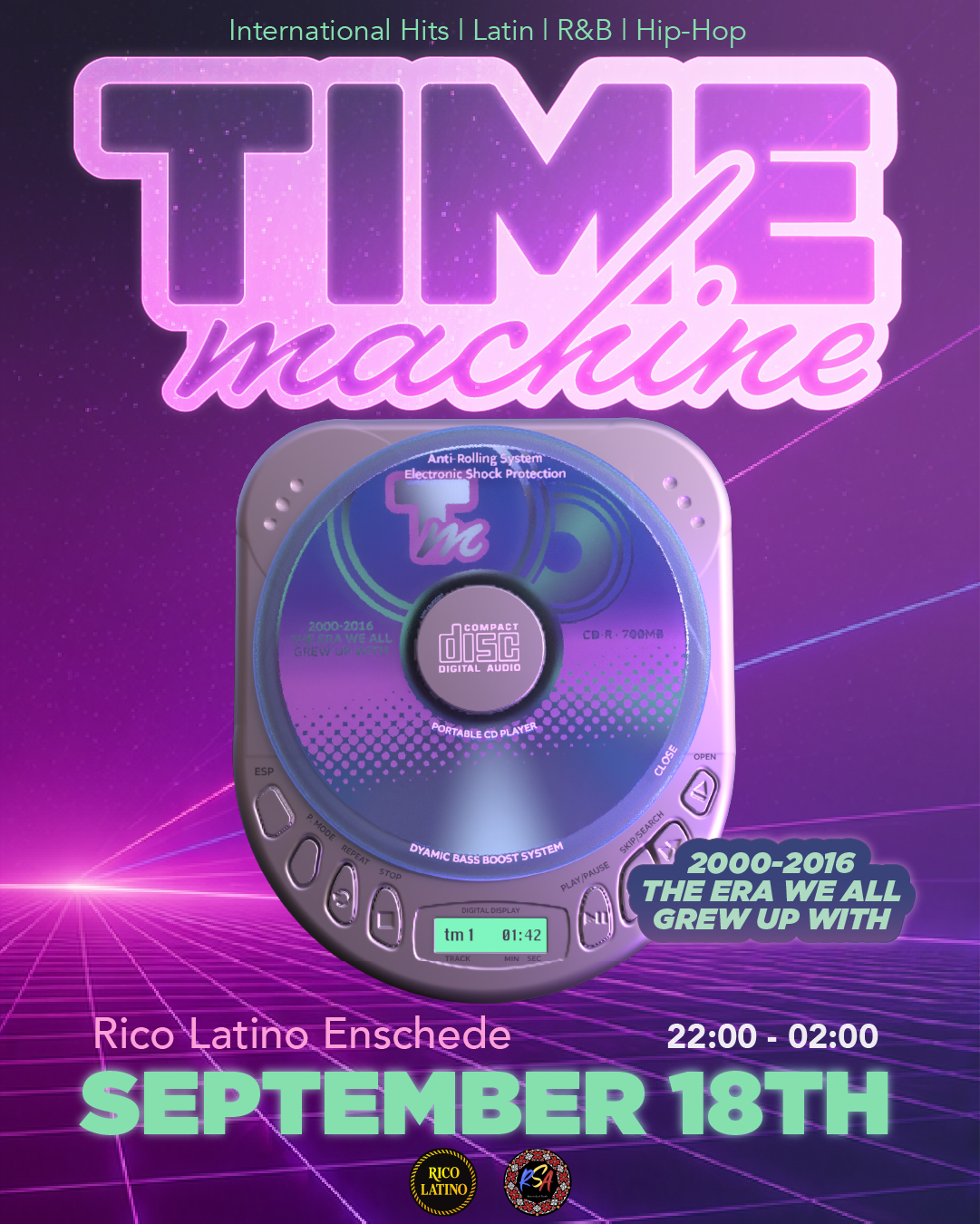 Time Machine Enschede event flyer