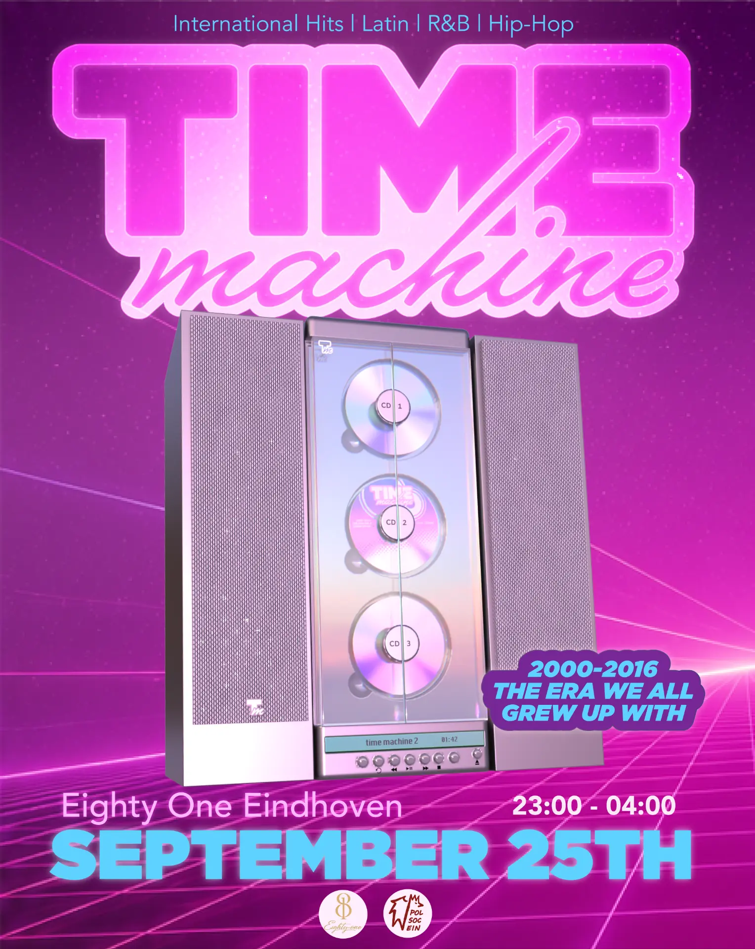 Time Machine Eindhoven event flyer